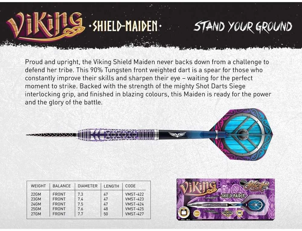 Strėlytės Shot Viking Shield Maiden 90%, 27 gramų