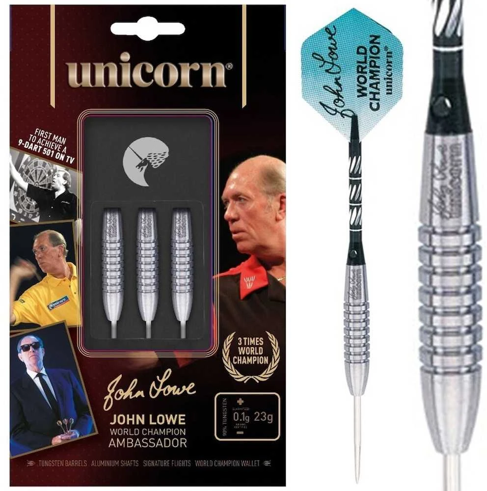 Strėlytės Unicorn W.C. John Lowe P1 90%, 23 gramų
