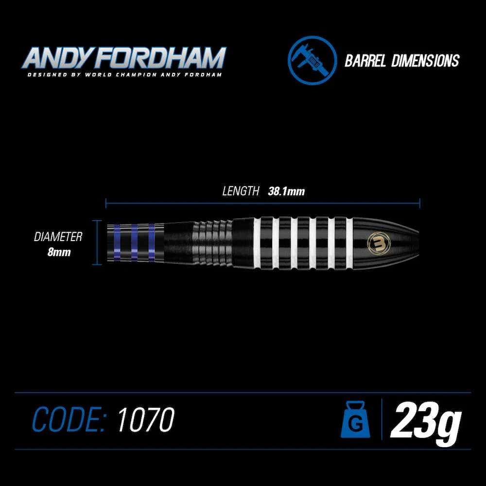 Strėlytės Winmau Andy Fordham, 23 g