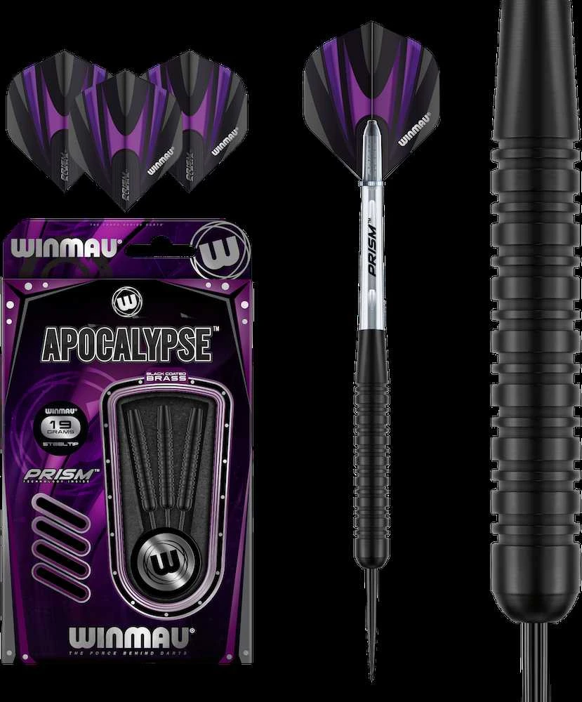 Smiginio strėlytės Winmau Apocalypse Brass, 3 vnt.