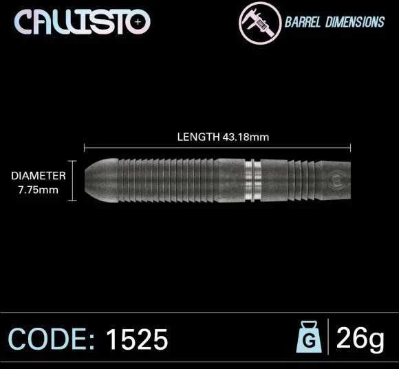 Strėlytės Winmau Callisto 3 90%, 26 gramų