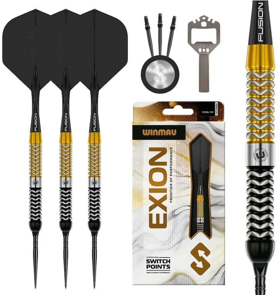 22 gramų strėlytės Winmau Exion Parallel Switch Point 90% volframo