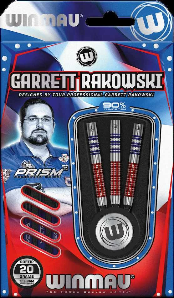 Strėlytės Winmau Garrett Rakowski 90%, 18/20 gramų