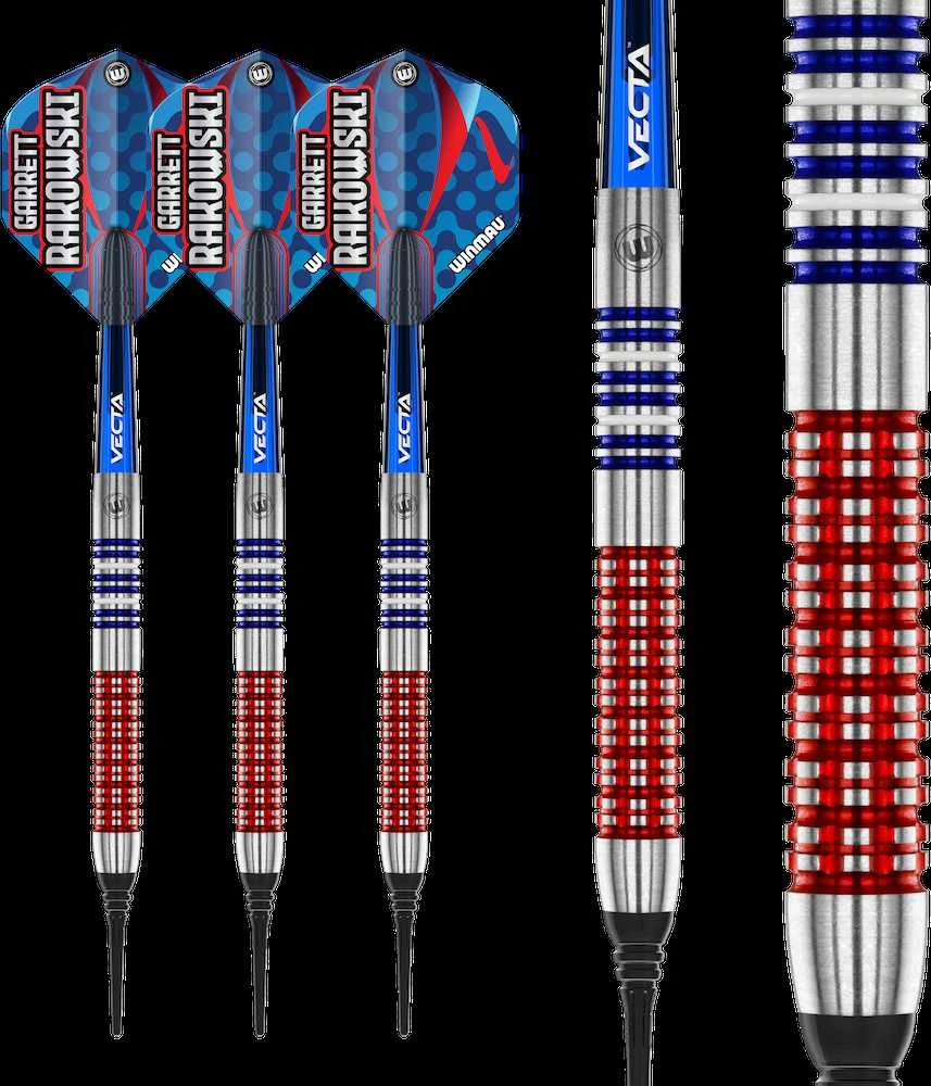 Strėlytės Winmau Garrett Rakowski 90%, 18/20 gramų