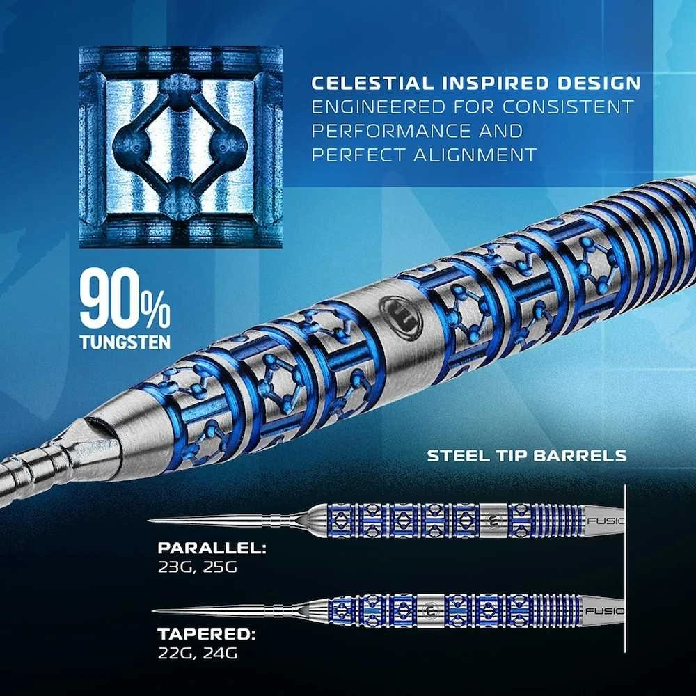 23 gramų strėlytės Winmau Lunaris Parallel Switch Point 90% volframo