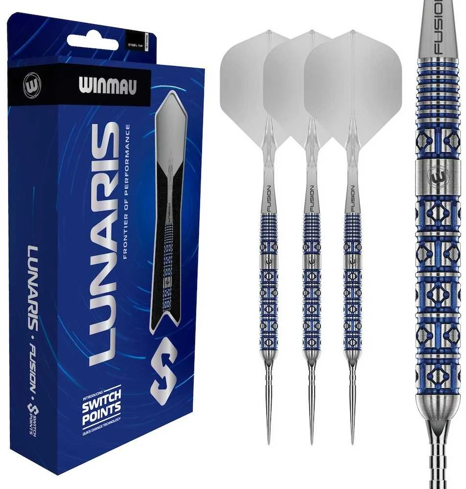 25 gramų strėlytės Winmau Lunaris Parallel Switch Point 90% volframo