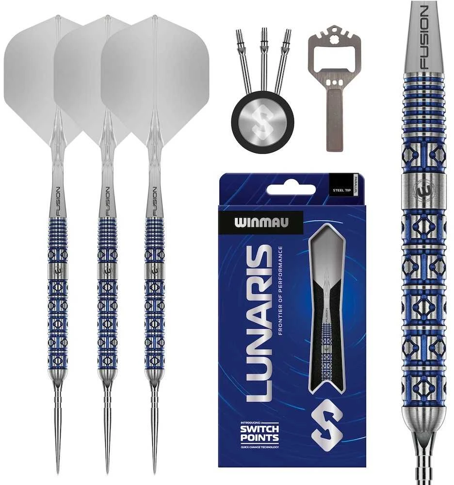 23 gramų strėlytės Winmau Lunaris Parallel Switch Point 90% volframo