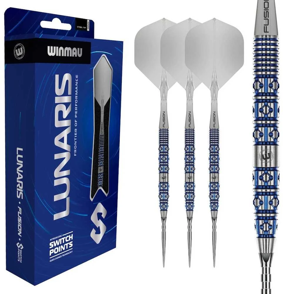 22 gramų strėlytės Winmau Lunaris Tapered Switch Point 90% volframo