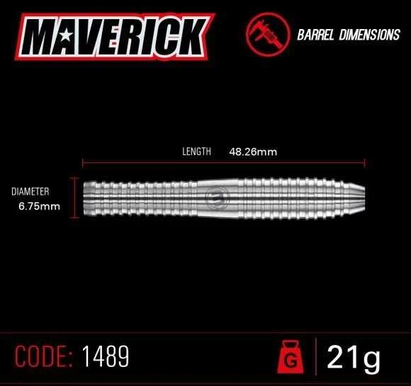 "Winmau Maverick" 80% volframo plieninės strėlės