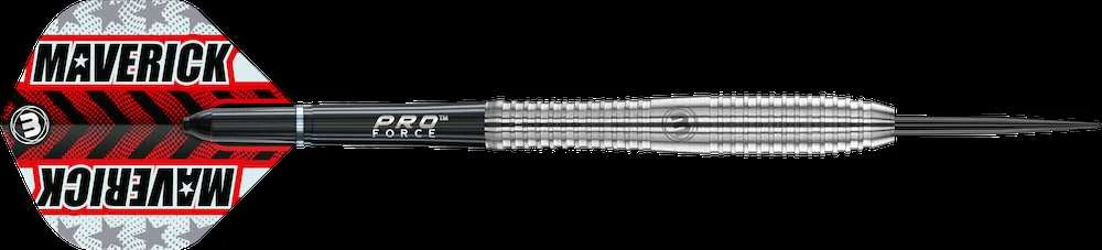Winmau Maverick smiginio strėlytės, 80% volframo, plieno smaigalys, 24 g
