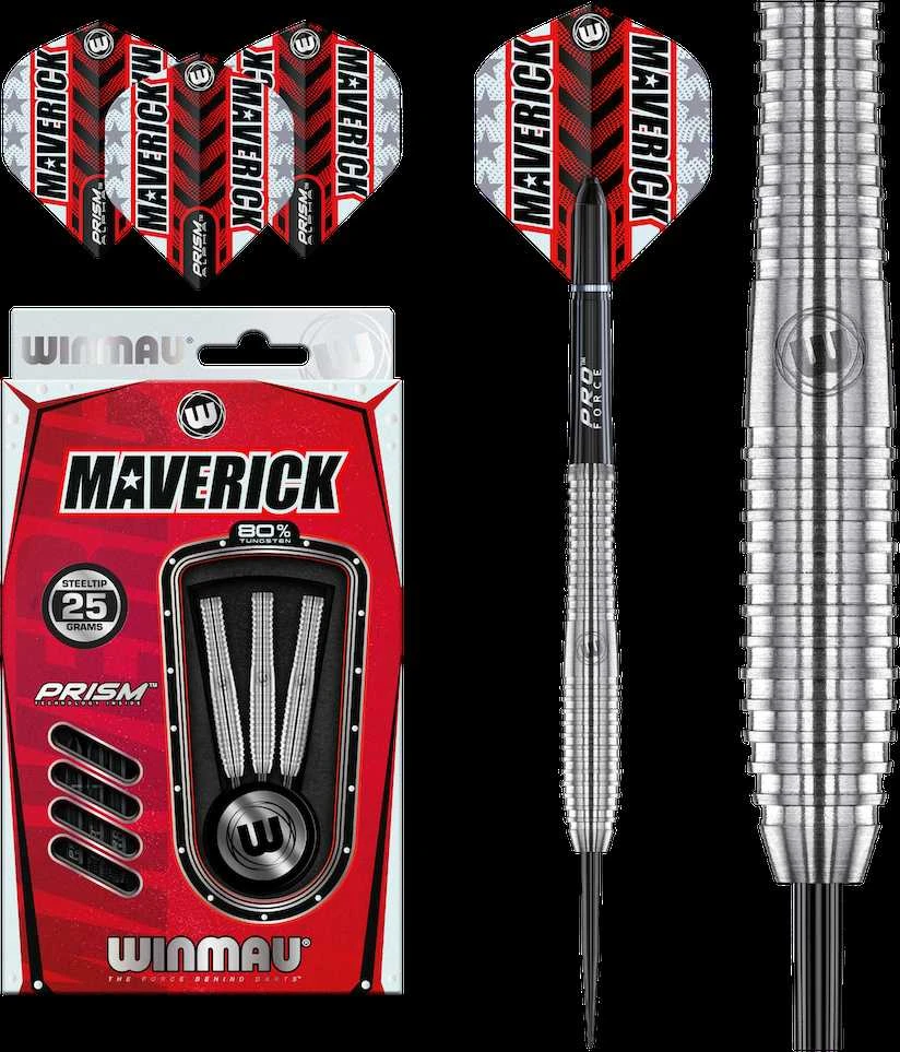 "Winmau Maverick" 80% volframo plieninės strėlės