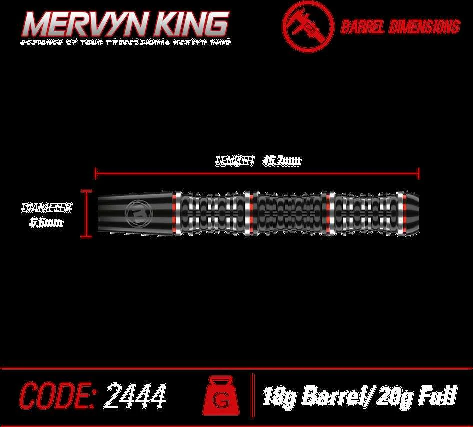 Strėlytės Winmau Mervyn King S.E. 18/20 gramų