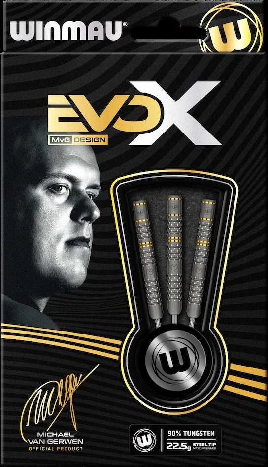 Strėlytės Winmau MvG EvoX 90% 22,5 gramai