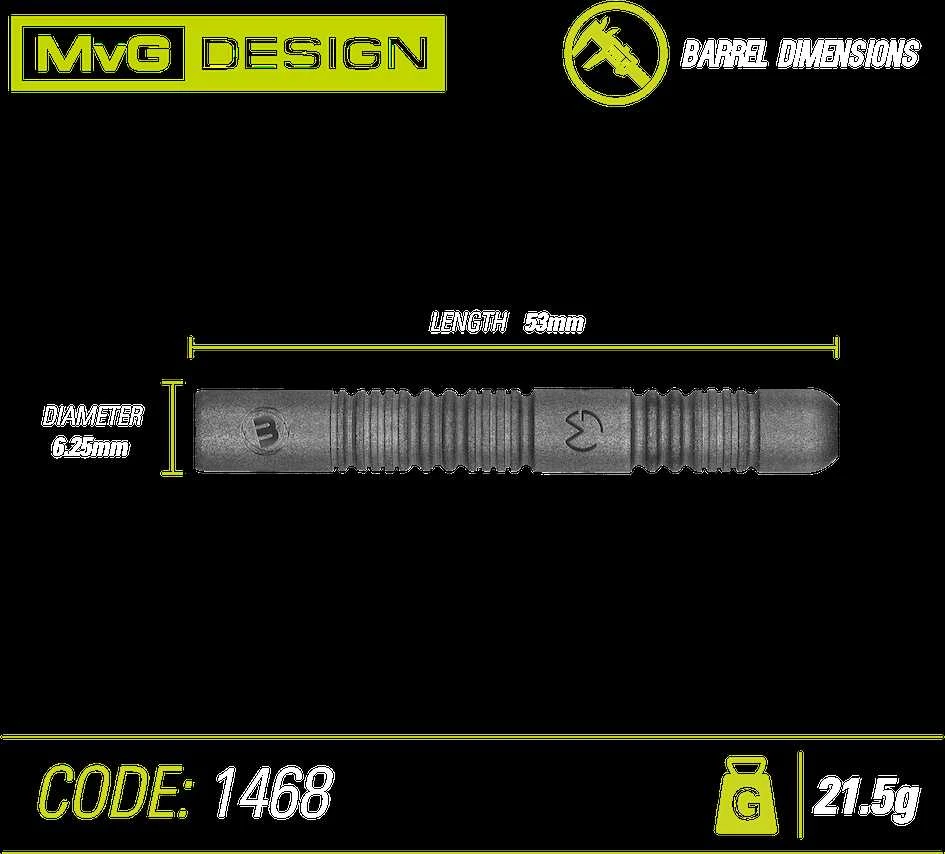 Strėlytės Winmau MvG Exact, 21.5 g
