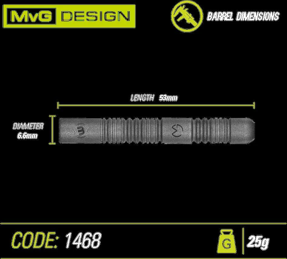 Strėlytės Winmau MvG Exact, 25 g