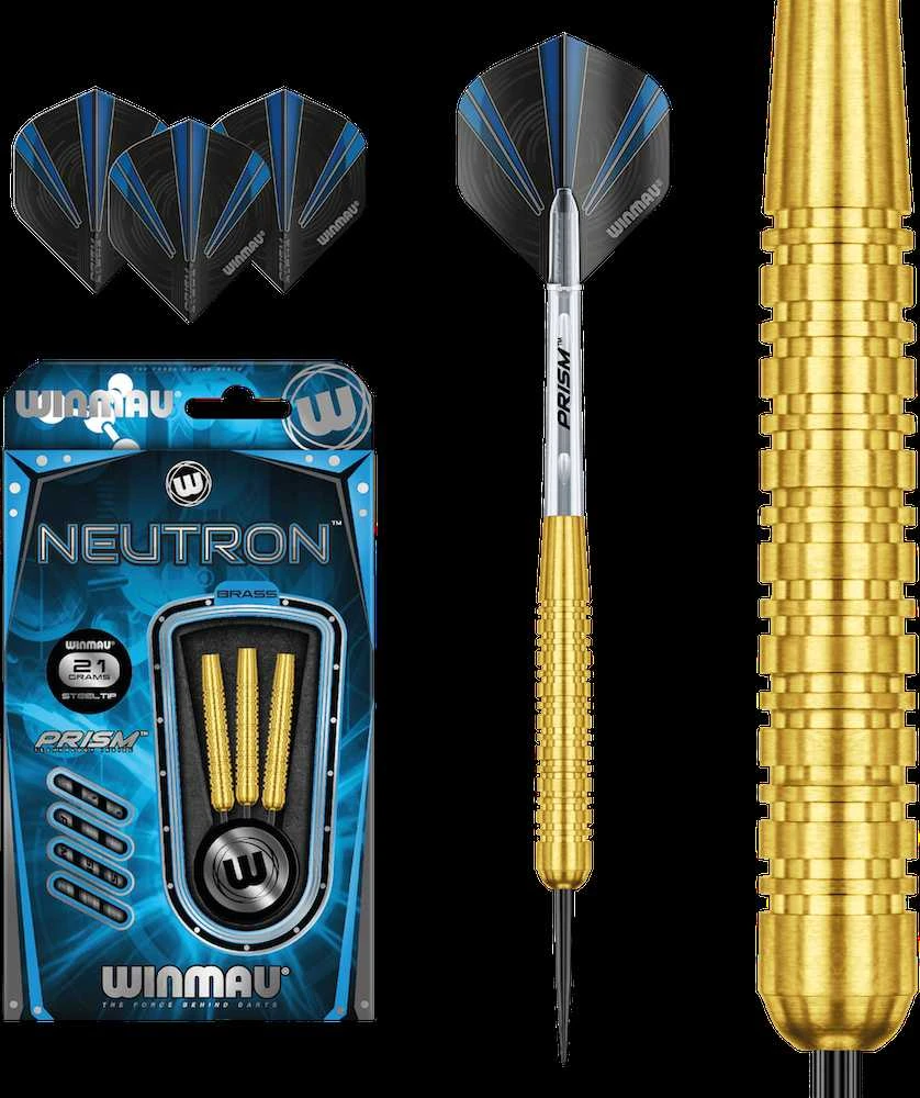 Smiginiai Winmau Neutron Brass, 3 vnt.