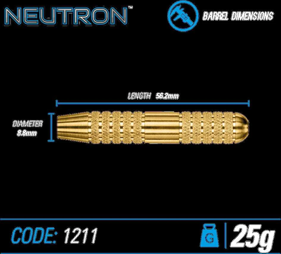 Winmau Neutron plieninės žalvarinės strėlės