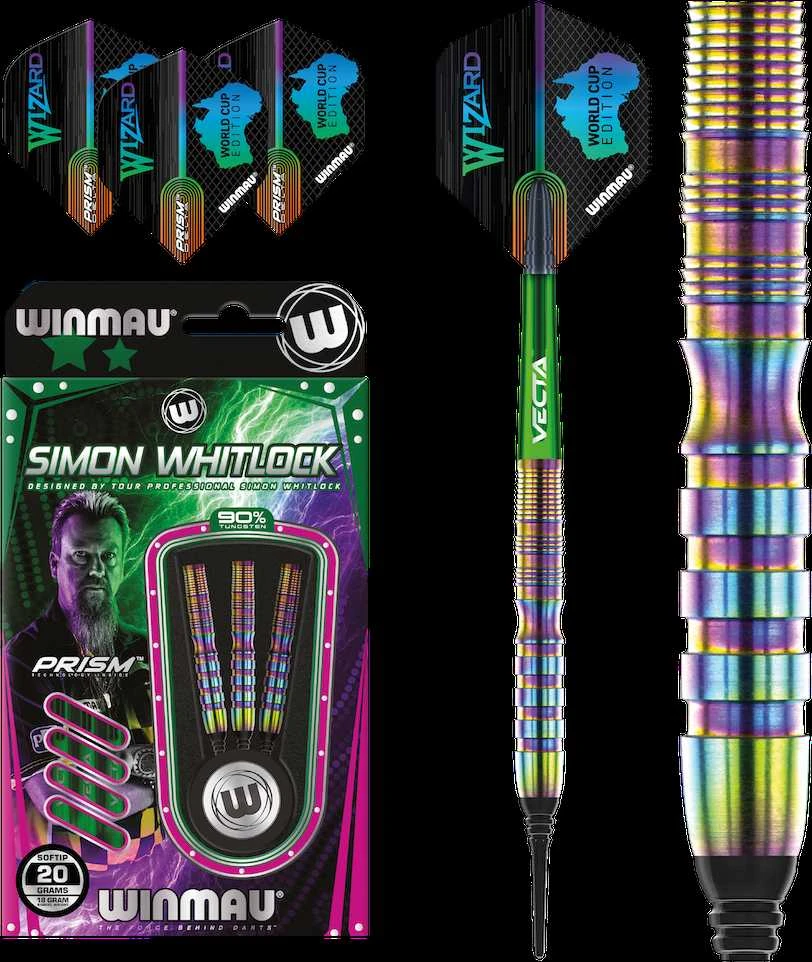 Strėlytės Winmau Simon Whitlock World Cup S.E. 18/20 g