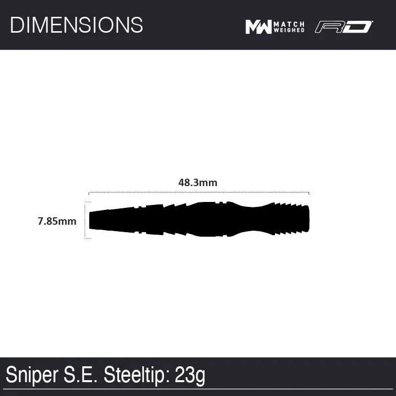 Strėlytės Winmau Sniper SE 2, 90%, 23 gramų