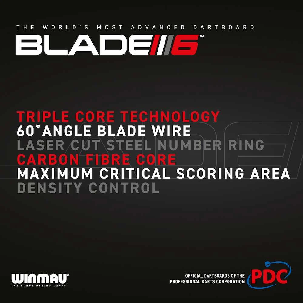 Smiginio taikinys Winmau Blade 6 Triple Core