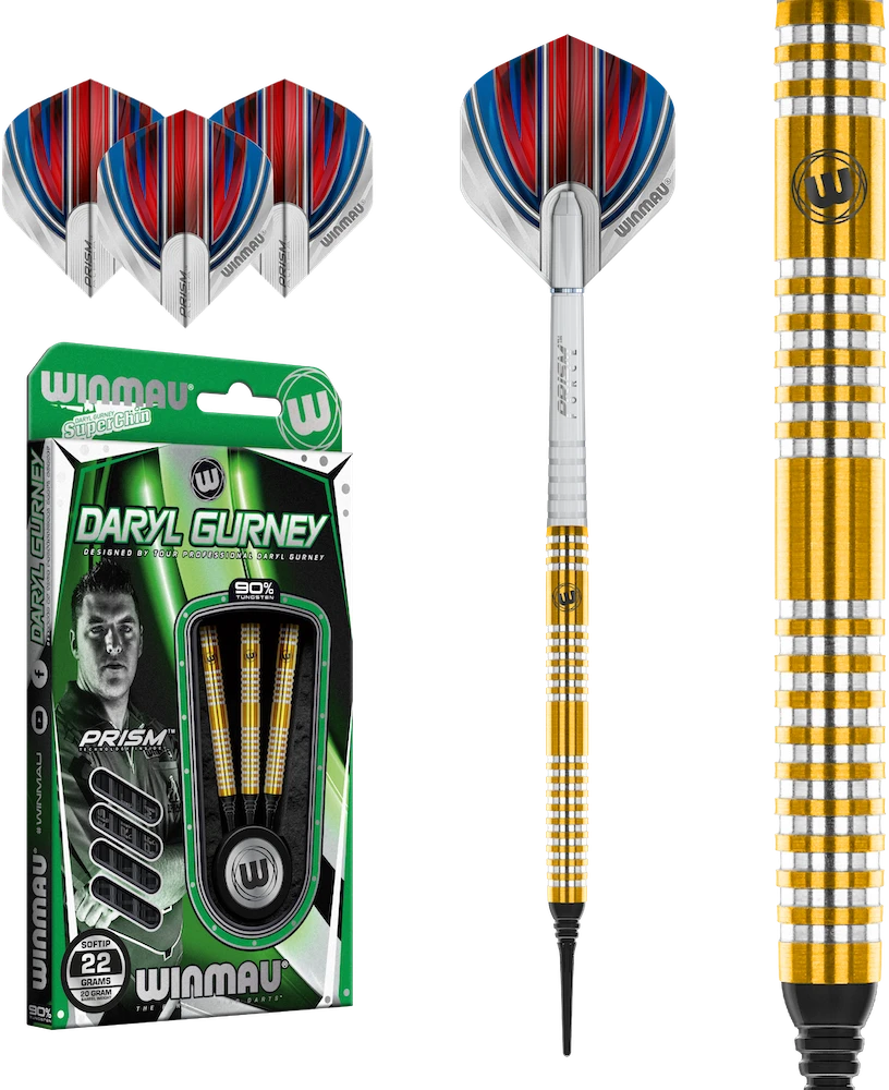 Universalios strėlytės Winmau Daryl Gurney, 20/22 gramų