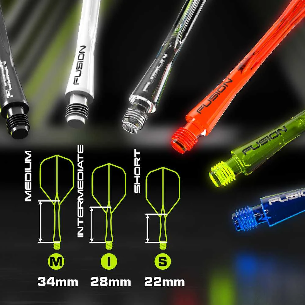 Winmau Fusion 2 standard - integruota kotelio ir standartinio sparnelio sistema, ilgi