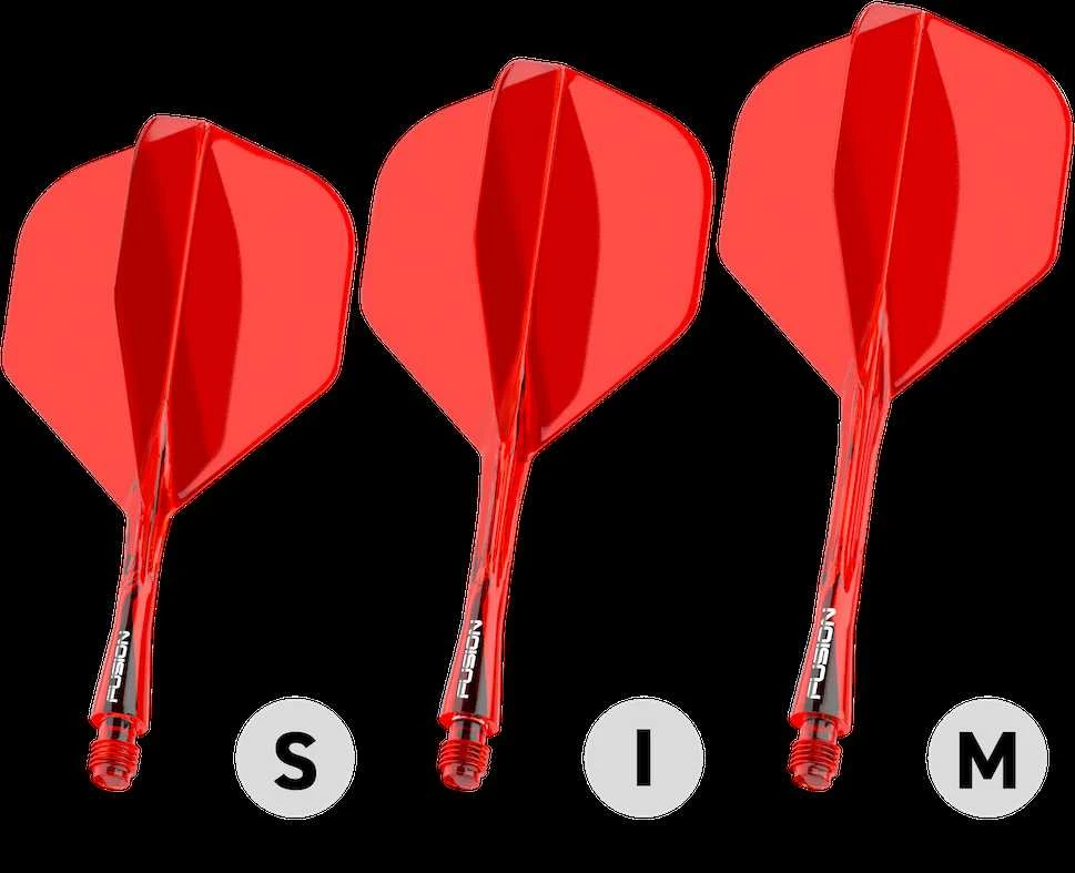 Winmau Fusion 2 standard - integruota kotelio ir standartinio sparnelio sistema, ilgi