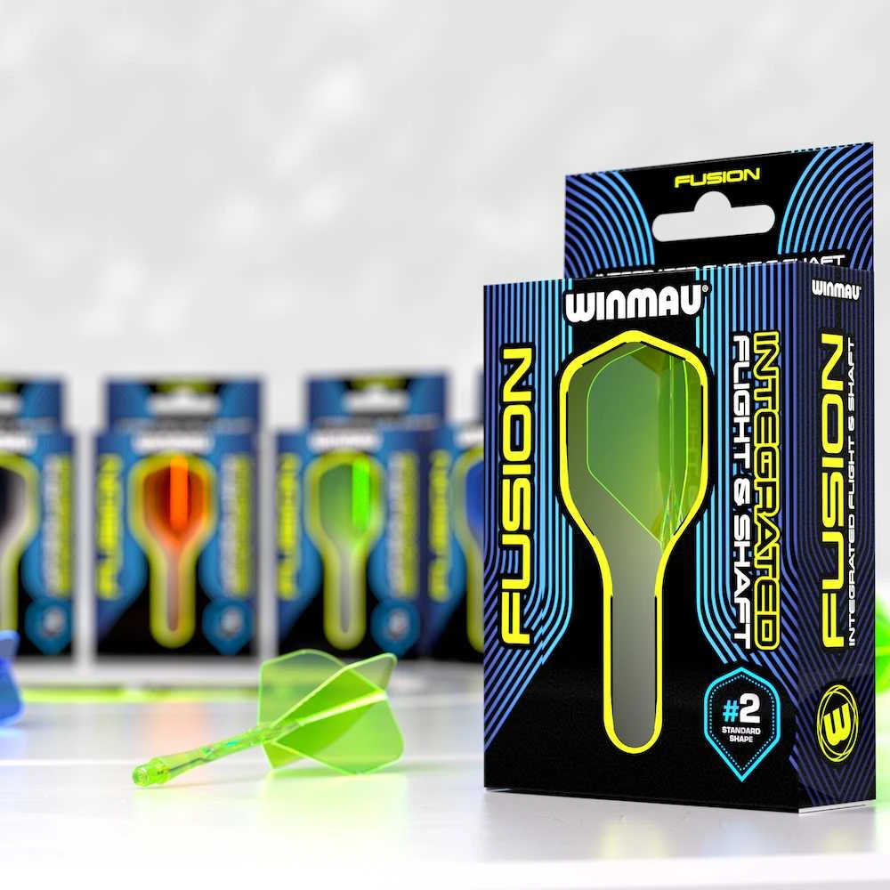 Winmau Fusion 2 standard - integruota kotelio ir standartinio sparnelio sistema, vidutiniai