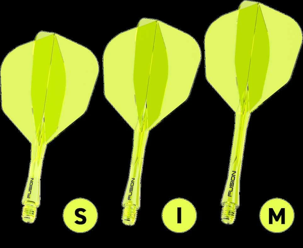 Winmau Fusion 6 shape - integruota kotelio ir sparnelio sistema, trumpi