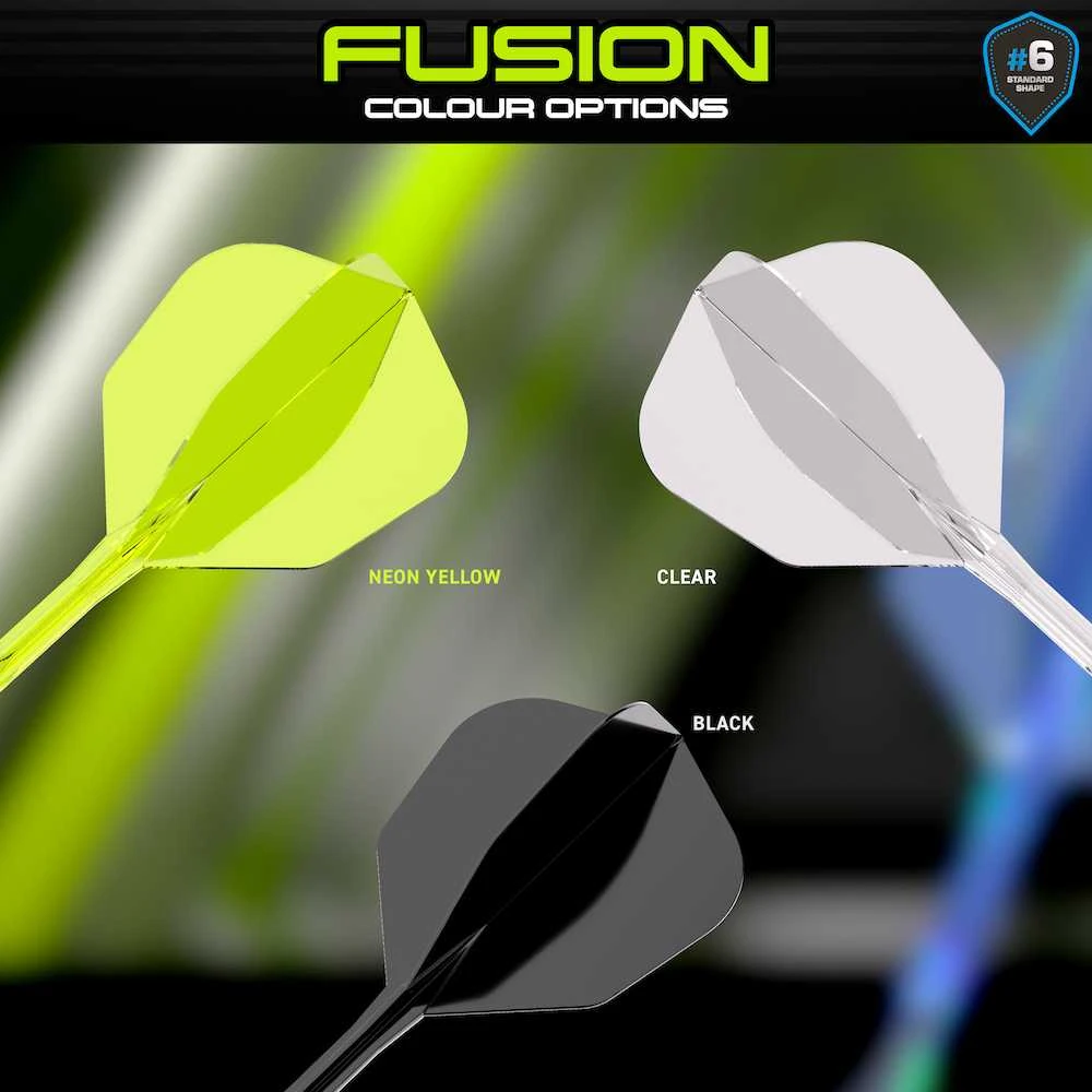 Winmau Fusion 6 shape - integruota kotelio ir sparnelio sistema, trumpi