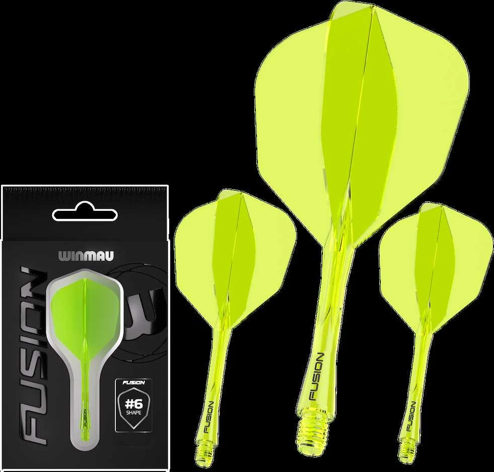 Winmau Fusion 6 shape - integruota kotelio ir sparnelio sistema, ilgi