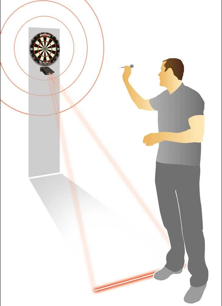 "Winmau Dart lazerinis Oche