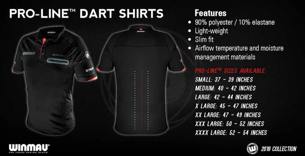 Winmau Pro-Line polo marškinėliai XXL