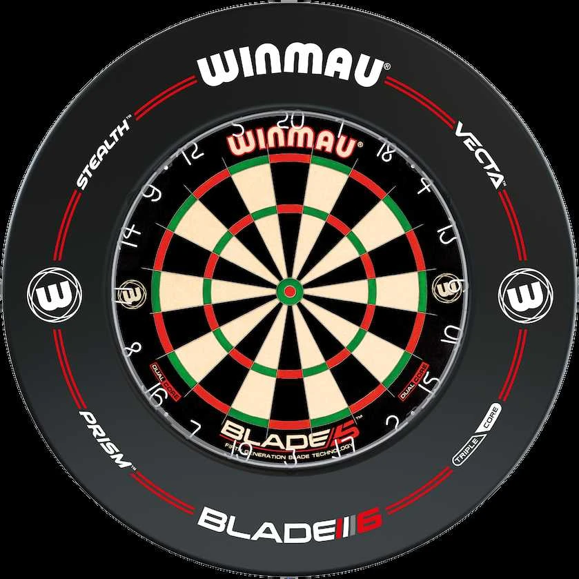 Apsauginis žiedas smiginiui Winmau Pro-Line, juodas