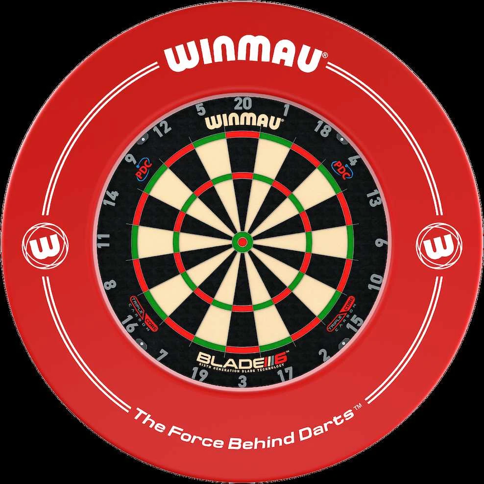 Smiginio apsauginis žiedas Winmau Catchring Raudona Print