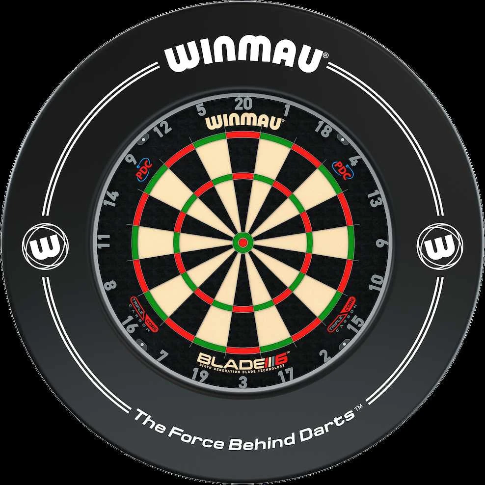 Sienos apsauga Winmau Catchring Juodas print