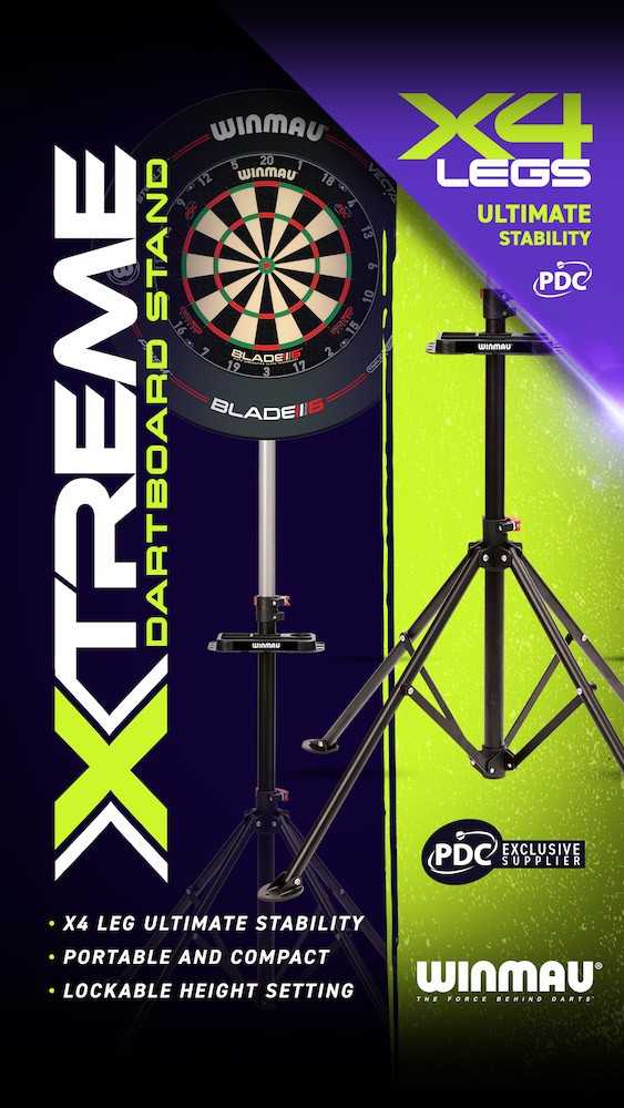 Winmau Xtreme smiginio lentos stovas