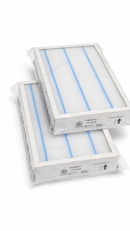Pigūsfiltrai Filtrų komplektas F7+F7, rekuperatoriui Flexit Nordic S2/S3 (272x166x48 mm)