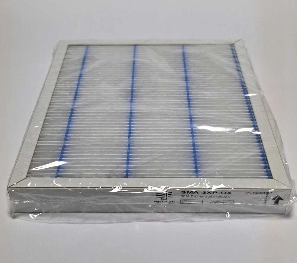 Pigūsfiltrai Filtrų komplektas F7+G4, rekuperatoriui Salda Smarty 3XP / 4XP (225x195x25 mm)