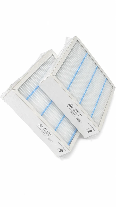 Pigūsfiltrai Filtrų komplektas F7+M5, rekuperatoriui Oxygen X-Air C180,C200,C250 / Easy C150,C200,C250 (205x205x46 mm)
