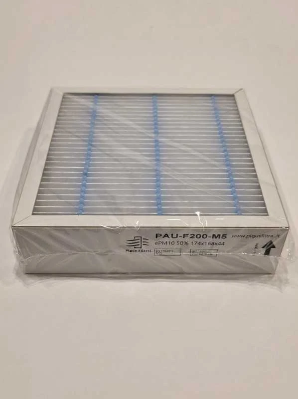 Pigūsfiltrai Filtrų komplektas F7+M5, rekuperatoriui Paul Climos 200 (168x174x44 mm)