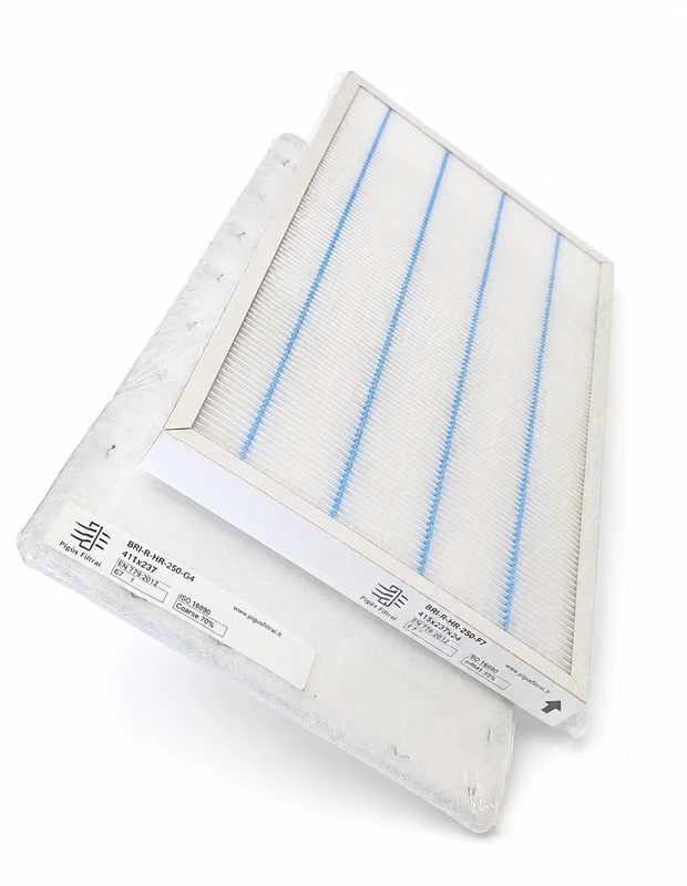 Pigūsfiltrai Filtrų komplektas G4+F7, rekuperatoriui Brink Renovent HR 250/325 be Bypass (411x237x5 mm / 415x237x24 mm)