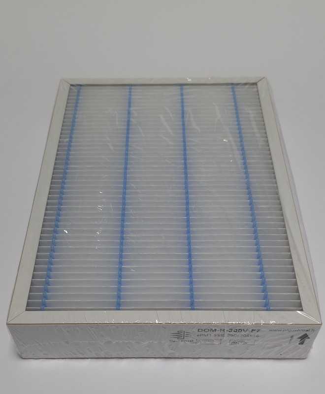 Pigūsfiltrai Filtrų komplektas M5+F7, rekuperatoriui Domekt R 300 V (290x205x46)