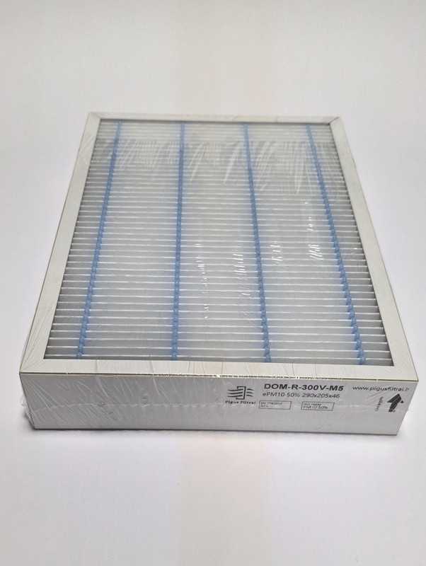 Pigūsfiltrai Filtrų komplektas M5+F7, rekuperatoriui Domekt R 300 V (290x205x46)