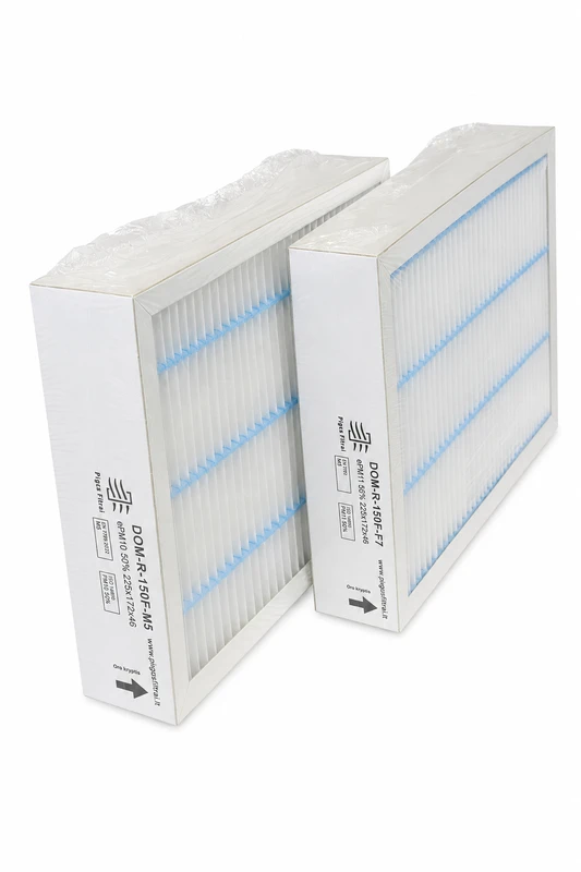Pigūsfiltrai Filtrų komplektas M5+F7, rekuperatoriui Domekt R 150 F (225x172x46)