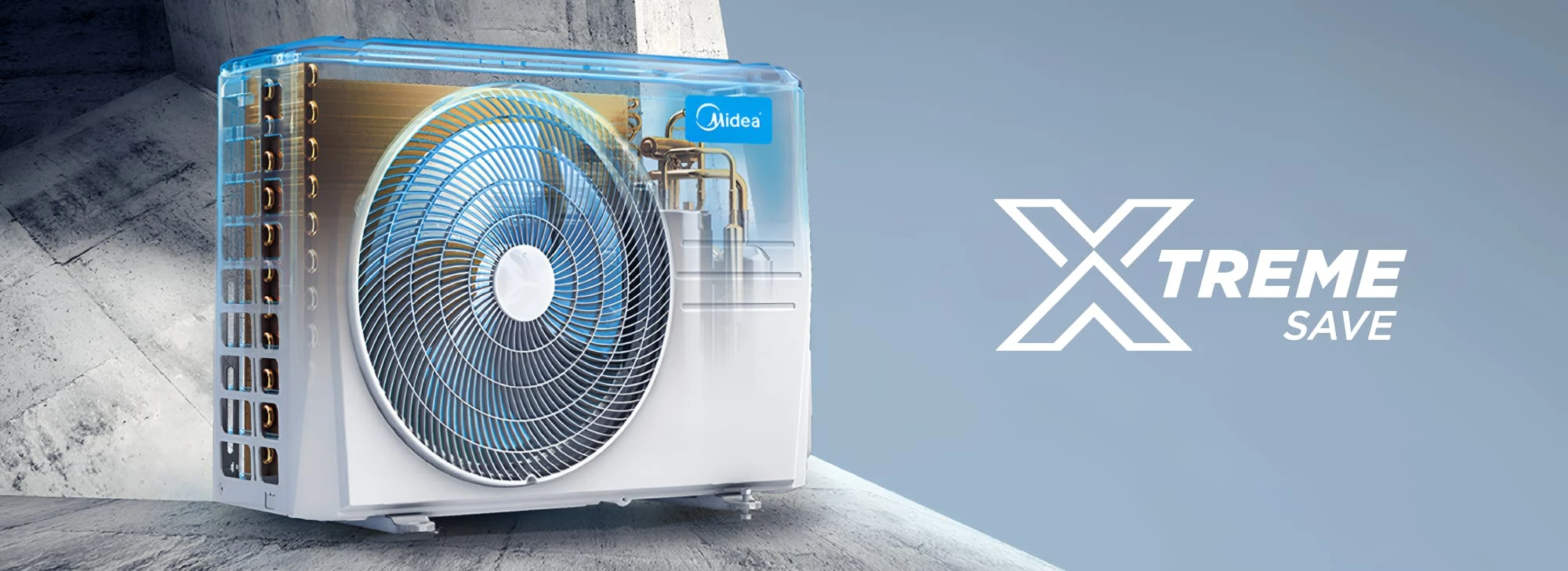 Šilumos siurblys oras-oras Midea XTREME SAVE MSAGCU-18HRFNX-QRD0GW/MOX301-18HFN8-QRD0GW 5,3/5,62 kW aprašymas - Prekės nuotrauka