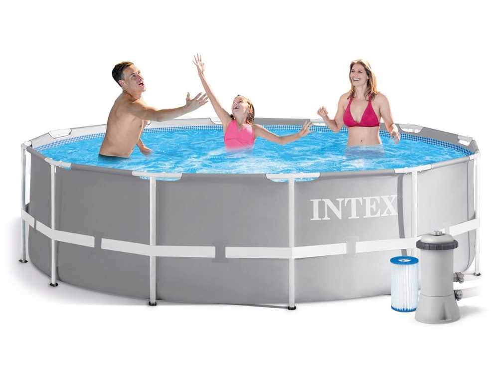Intex baseinas 366cm su kopėčiomis ir siurbliu, žema kaina | Varle.lt