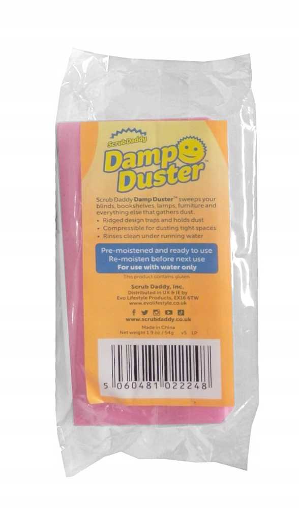 Scrub Daddy Damp Duster rožinė valymo kempinė