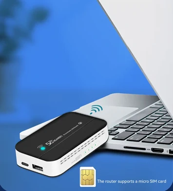 Maršrutizatorius 4G LTE nešiojamas modemas XM42 - išorinė baterija 10000mAh