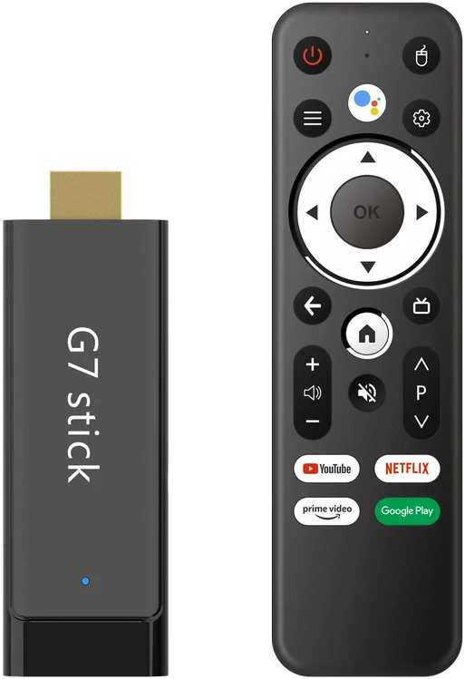G7 stick 2/16GB TV priedėlis Amlogic S905Y4 Puikiai tinka Go 3 ir SMART IPTV
